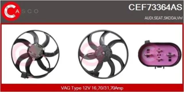 Диффузор радиатора охлаждения CEF73364AS CASCO