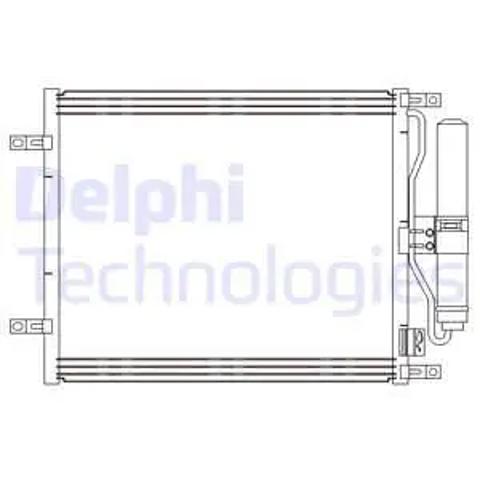 Радиатор охлаждения кондиционера CF20245 DELPHI