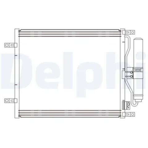 DELPHI CF20245 Радиатор кондиционера в наличии Павлоград