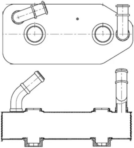 Радиатор АКПП CLC178000S MAHLE