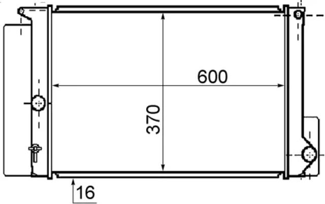 Радиатор CR1078000S MAHLE