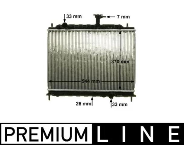 Радиатор системы охлаждения двигателя CR1304000P MAHLE