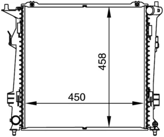 Радиатор CR1367000P MAHLE