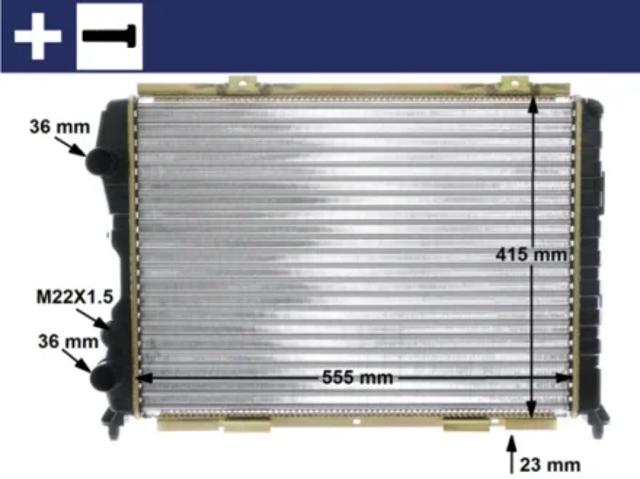 Радиатор охлаждения двигателя CR1408000S MAHLE
