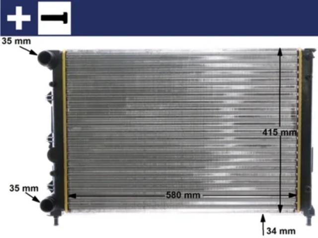 Радиатор водяной CR1411000S MAHLE