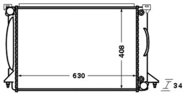 Радиатор основной CR1422000S MAHLE
