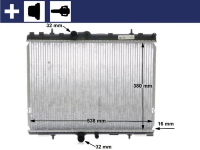 Радиатор охлаждения CR1501000S MAHLE