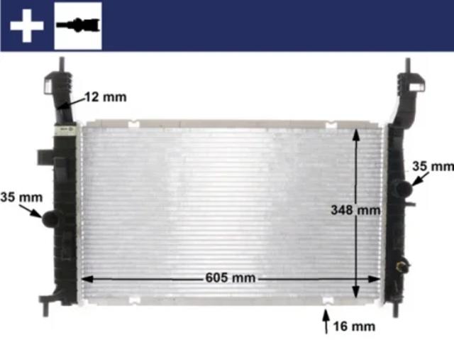 Радиатор охлаждения двигателя CR2120000S MAHLE