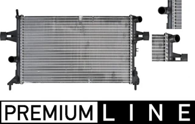 Радиатор системы охлаждения двигателя CR227000P MAHLE