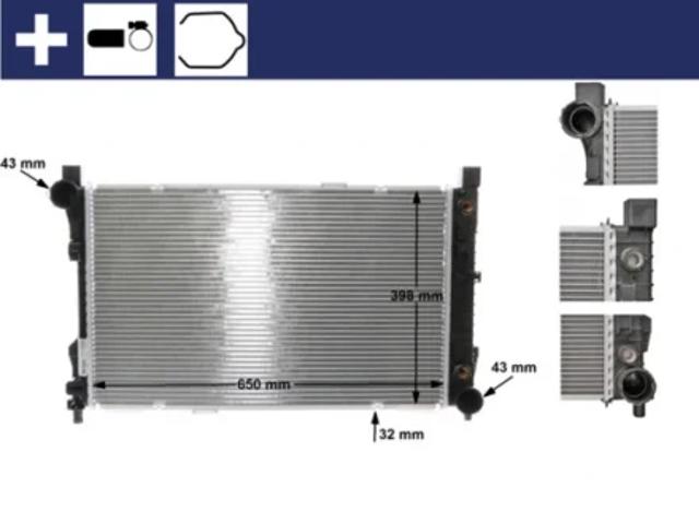 Радиатор охлаждения двигателя CR387000S MAHLE