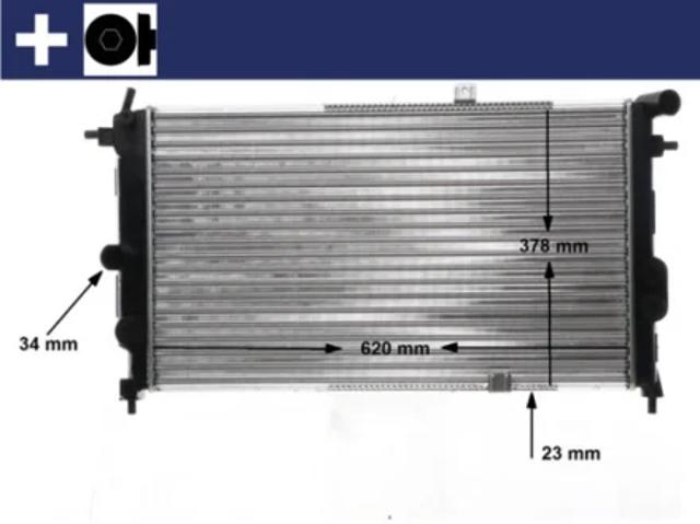 Радиатор основной CR438000S MAHLE