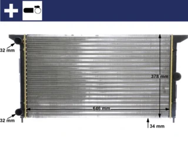 Радиатор CR607000S MAHLE