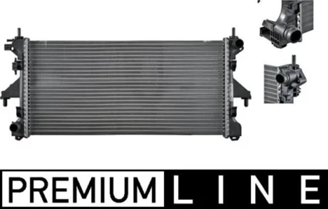 Радиатор системы охлаждения двигателя CR880000P MAHLE