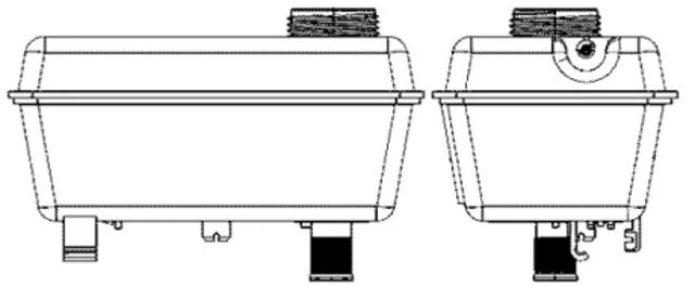 Водяной бачок системы охлаждения CRT27000S MAHLE