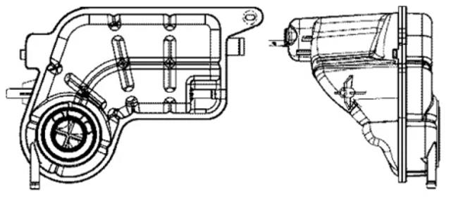 Водяной бачок системы охлаждения CRT81001S MAHLE