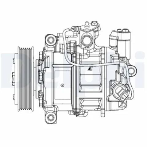 Компрессор климатической установки CS20504 DELPHI