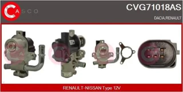 Клапан EGR системы рециркуляции отработавших газов CVG71018AS CASCO