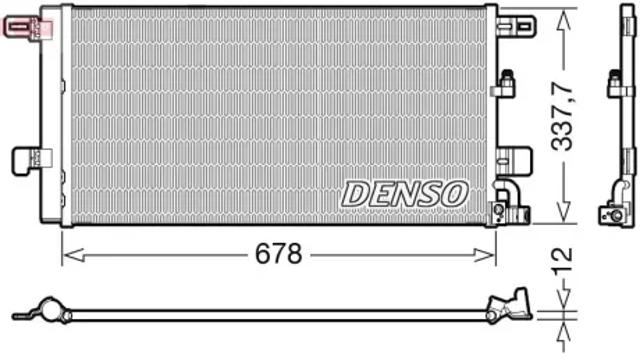 Конденсатор системы охлаждения DCN02001 DENSO