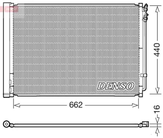 Трубопроводы и радиатор кондиционера DCN05032 DENSO