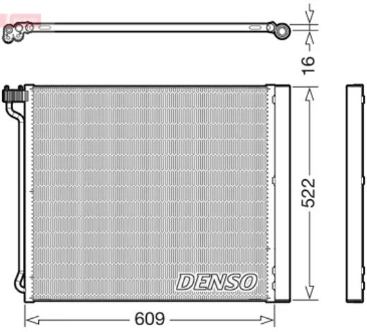DENSO DCN05034 Радиатор кондиционера в наличии Львов