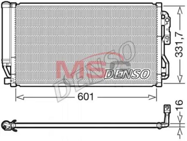 Конденсер DCN05035 DENSO