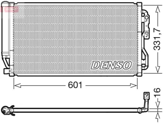 DENSO DCN05035 Радиатор кондиционера в наличии Тернополь
