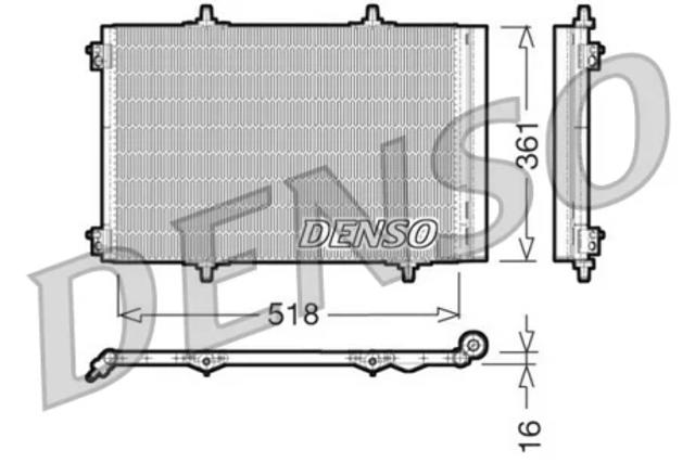 Конденсер DCN07013 DENSO