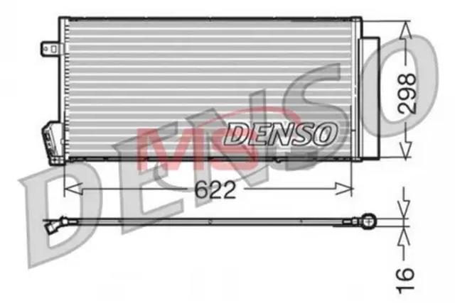 Радиатор охлаждения кондиционера DCN09018 DENSO