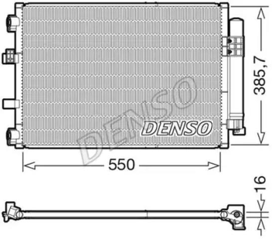 Конденсатор кондиционера DCN10043 DENSO