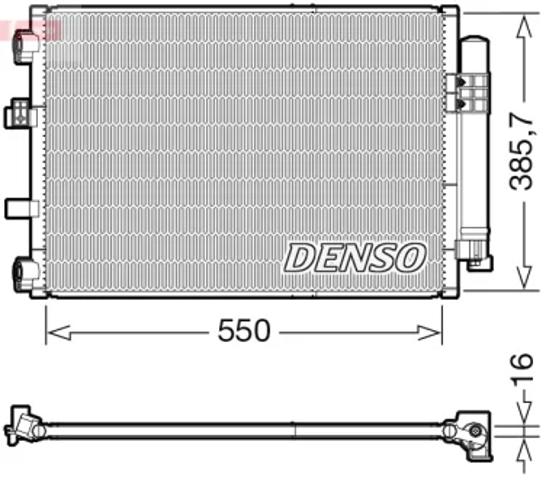 DENSO DCN10043 Радиатор кондиционера в наличии Ровно