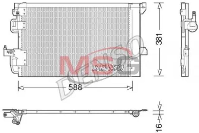 Конденсер DCN20007 DENSO
