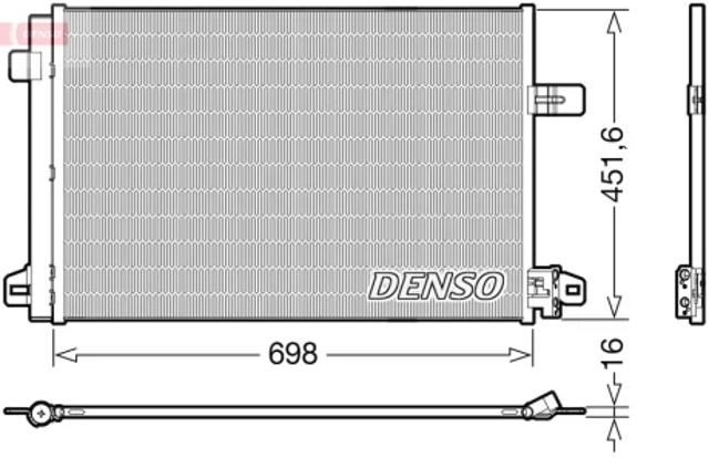 DCN32028 Радиатор кондиционера купить Киев