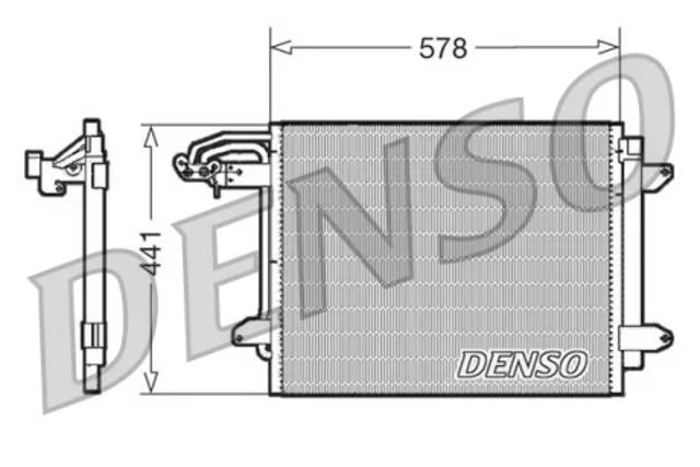DCN32030 DENSO Радиатор кондиционера купить в Винница