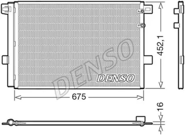 Трубопроводы и радиатор кондиционера DCN32065 DENSO