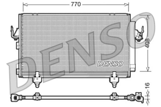 DCN50031 DENSO Радиатор кондиционера купить в Черкассы