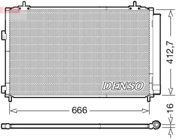 Конденсатор кондиционера DCN50059 DENSO