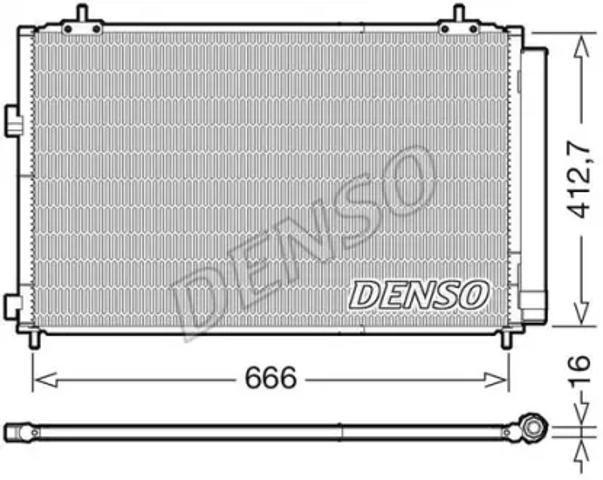 DCN50059 Радиатор кондиционера купить Запорожье