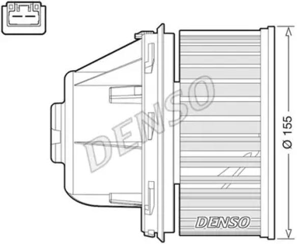 Моторчик печки DEA10053 DENSO