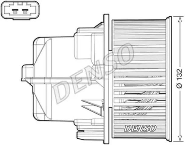 Электромотор печки DEA33002 DENSO