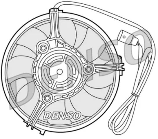 Вентилятор охлаждения DER02001 DENSO