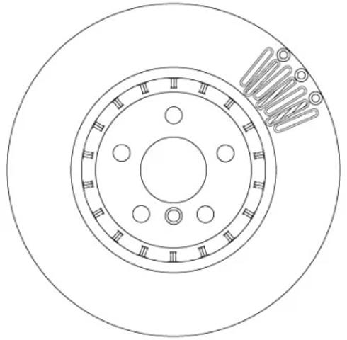 Дисковый тормоз DF6892S TRW
