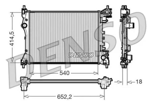 DRM01005 DENSO Радиатор купить в Кривой Рог