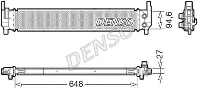DRM02042 Радиатор охлаждения двигателя дополнительный купить Ровно
