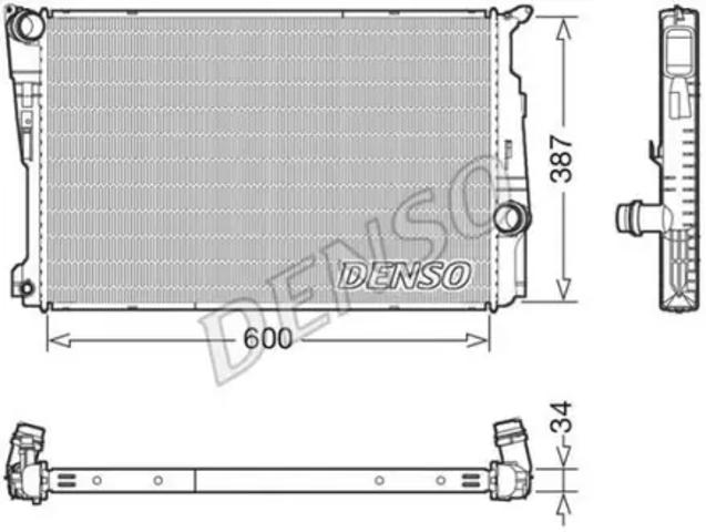 Радиатор DRM05006 DENSO
