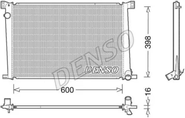 Радиатор DRM05007 DENSO