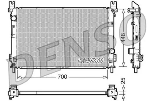 DENSO DRM06001 Радиатор охлаждения двигателя в наличии Ирпень