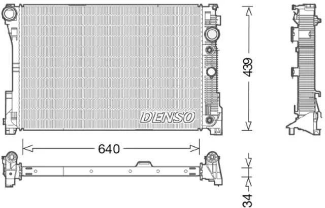 Радиатор основной DRM17048 DENSO