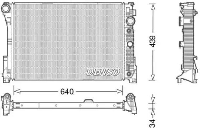 DRM17048 Радиатор охлаждения двигателя купить Полтава