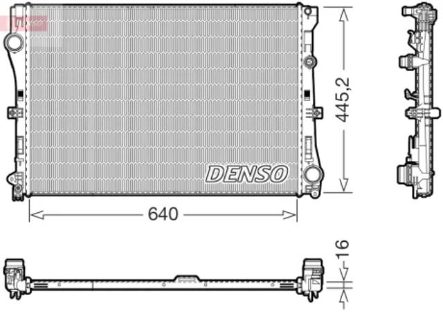 Радиатор DRM17118 DENSO