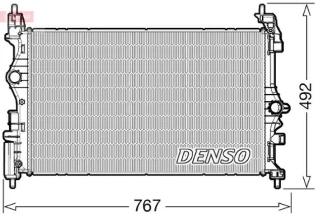 Радиатор охлаждения DRM20019 DENSO